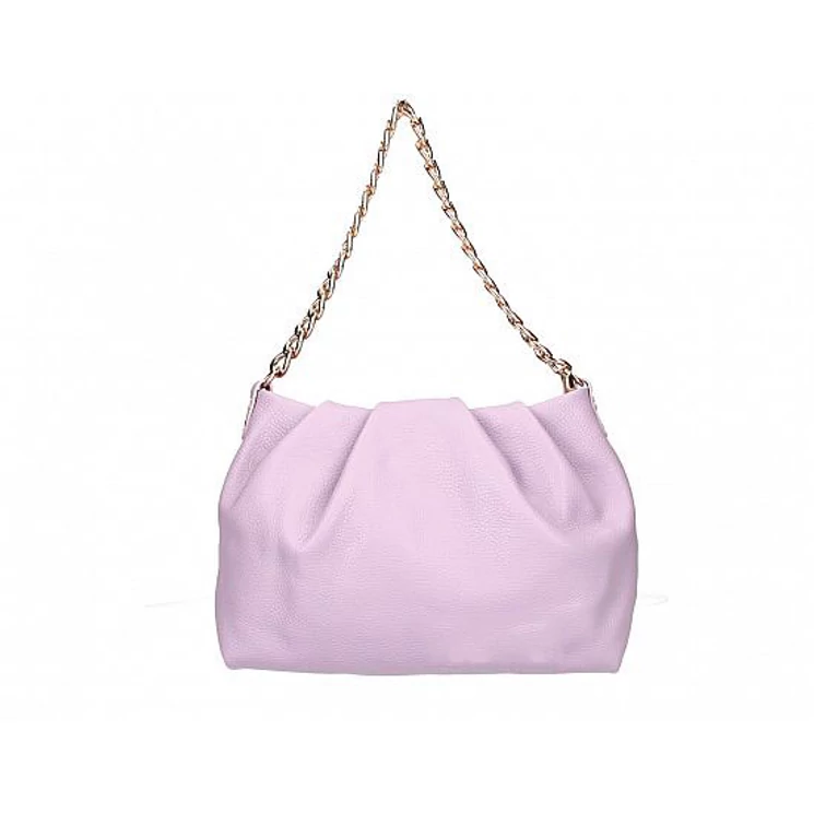 Valódi bőr női láncos táska világoslila színben S7243 Lilac