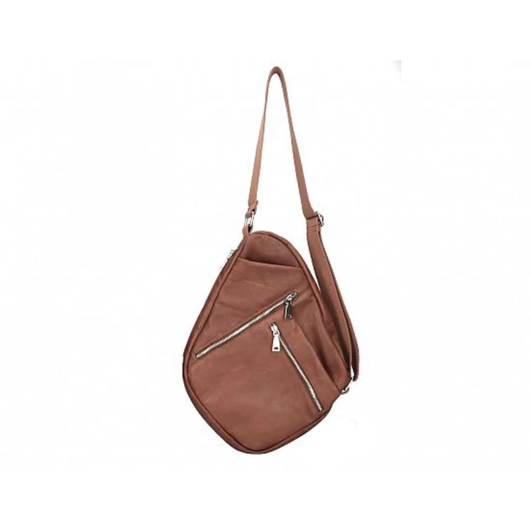 Valódi bőr férfi testtáska barna színben TR212 Brown