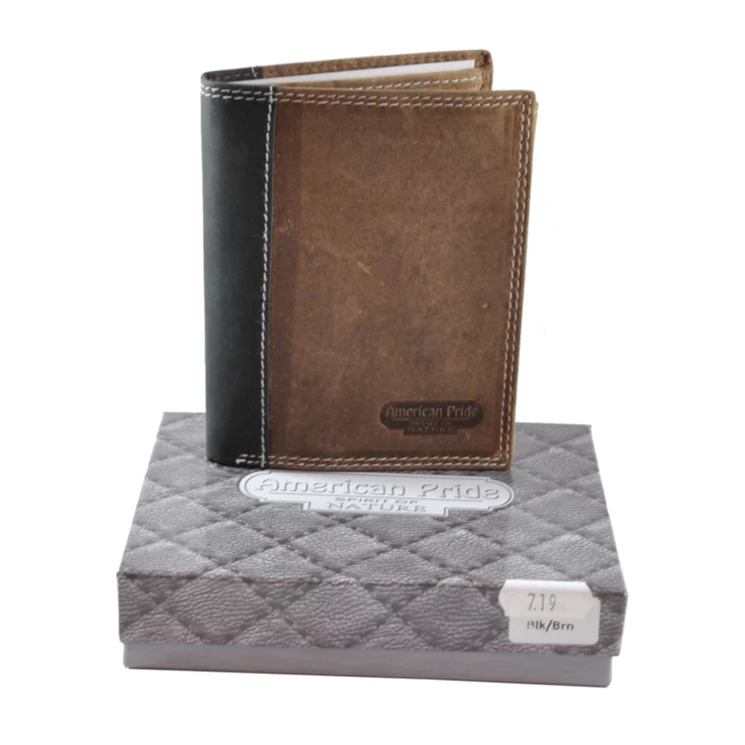 Férfi bőr pénztárca barna színben 719 Brown