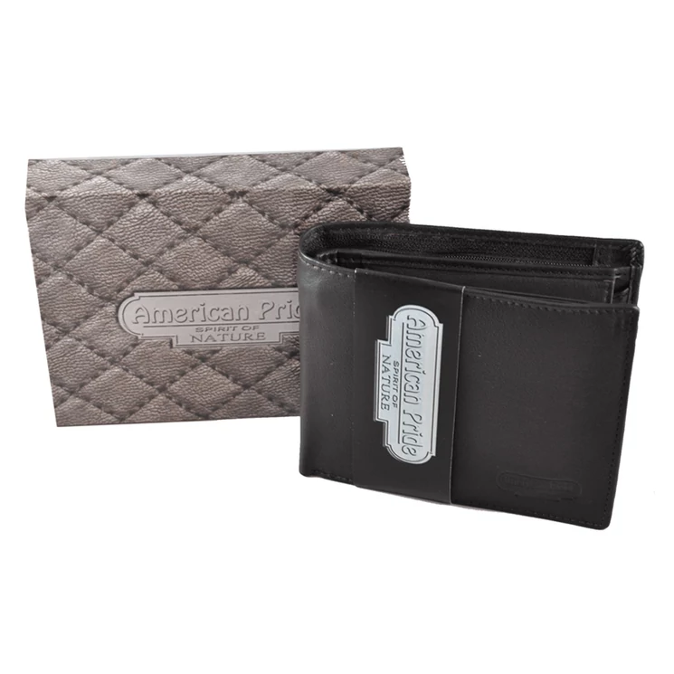 Férfi bőr pénztárca barna színben 72 Brown