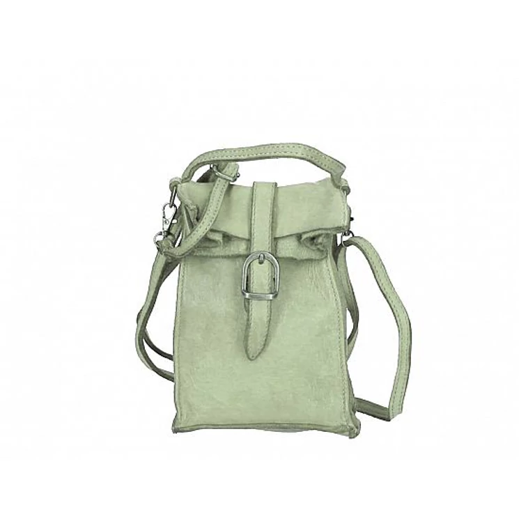 Valódi bőr mobiltartó mentazöld színben TR227 GreenMint