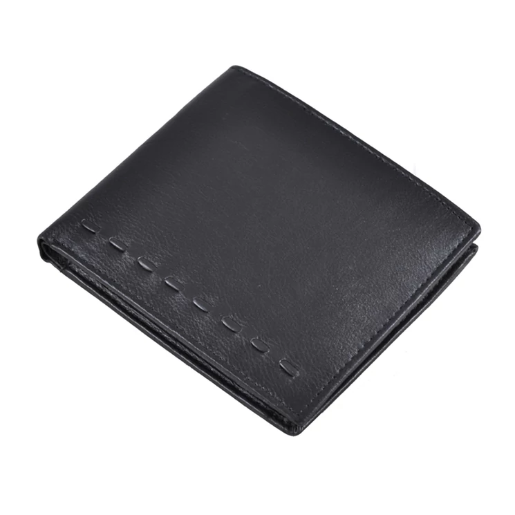 Férfi bőr pénztárca fekete színben 73216 Black