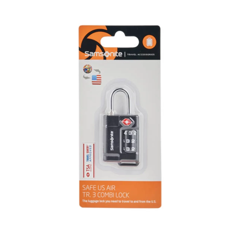 Samsonite utazási kiegészítő TSA számzáras Lakat 