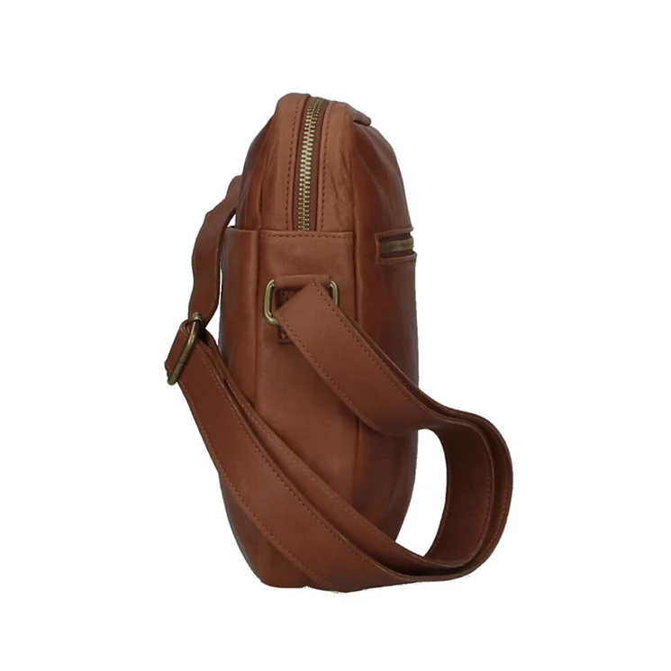 Valódi bőr férfi válltáska kék színben TR195 Blue