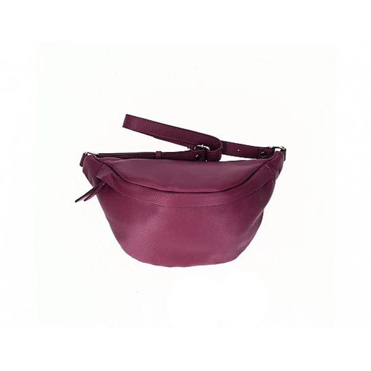 Valódi bőr női oldaltáska bordó színben TR247 Wine