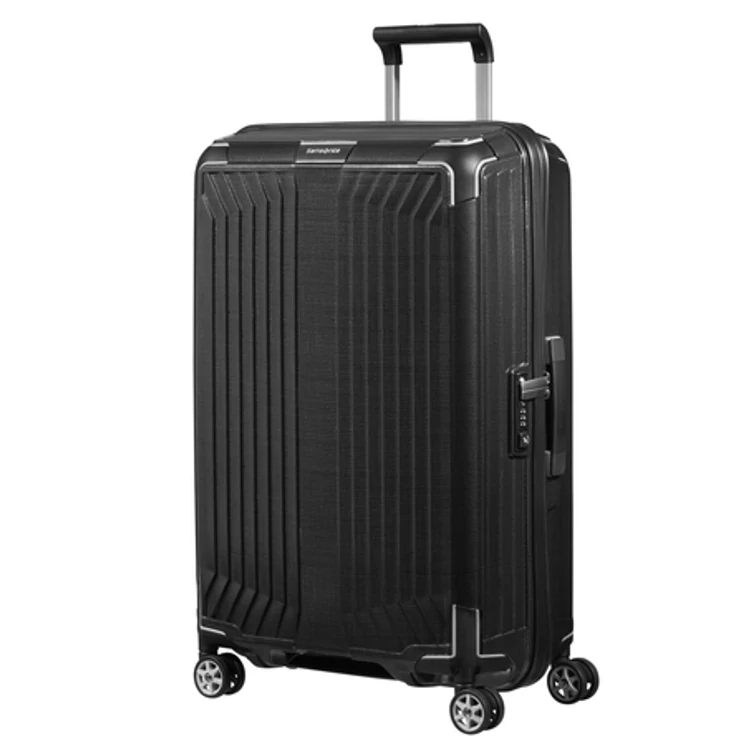 Samsonite Lite-Box Spinner Bőrönd 69 cm Black 10 év garancia