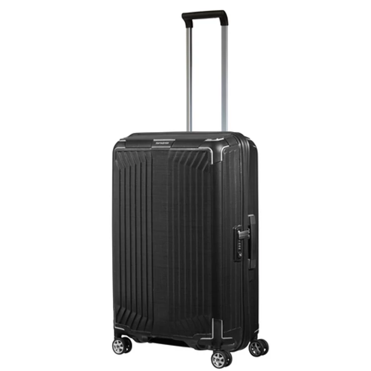 Samsonite Lite-Box Spinner Bőrönd 69 cm Black 10 év garancia