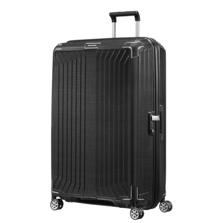 Samsonite Lite-Box Spinner Bőrönd 81 cm Black 10 év garancia