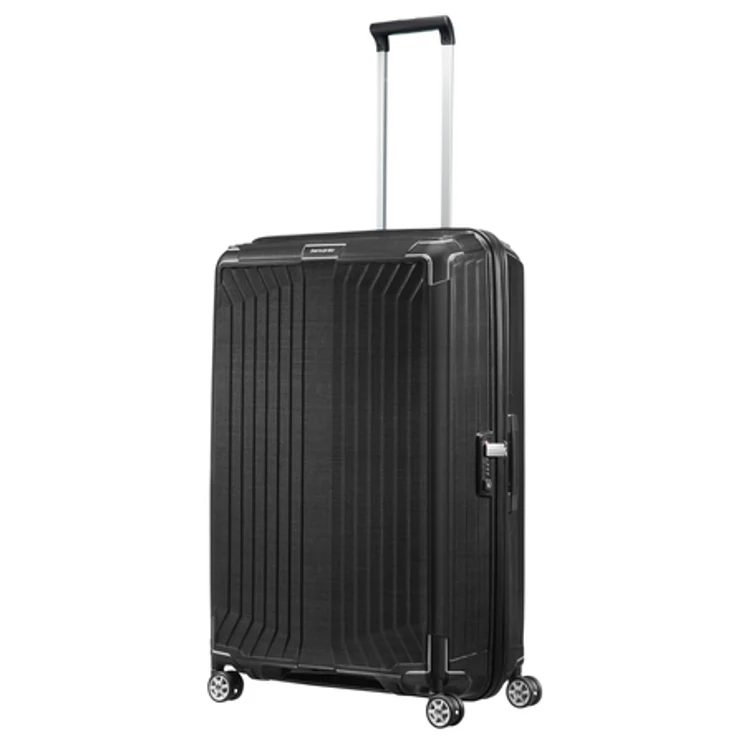 Samsonite Lite-Box Spinner Bőrönd 81 cm Black 10 év garancia