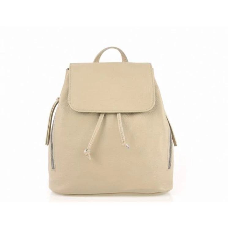 Valódi bőr női hátitáska taupe színben S7068 Taupe