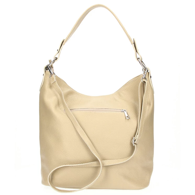 Valódi bőr női táska Bézs színben S7181 Beige