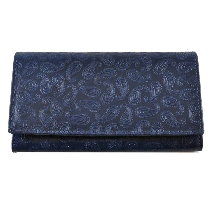 Divatos női bőr pénztárca 8670.4.1 Blue