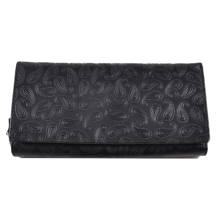 Divatos bőr női pénztárca fekete színben 8671.4.1 Black