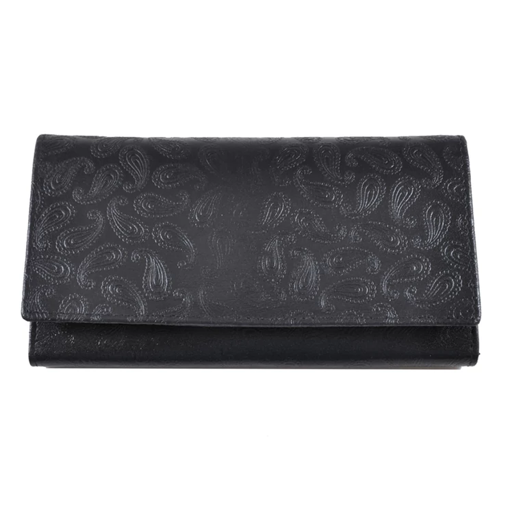 Divatos bőr női pénztárca fekete színben 8672.4.1 Black