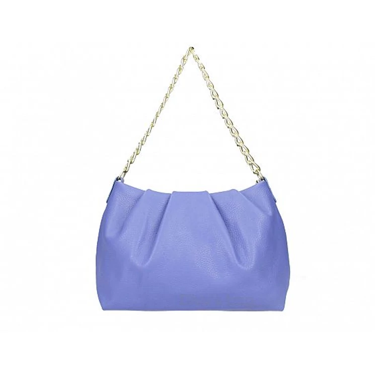 Valódi bőr női láncos táska világoskék színben S7243 VeryPeri