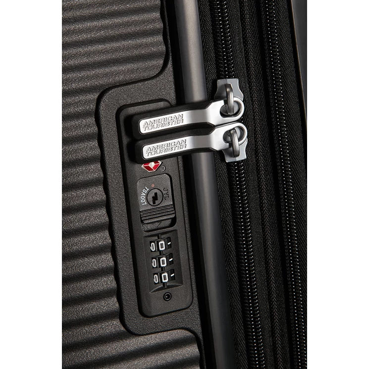 American Tourister Soundbox 55 Bőrönd, Fekete