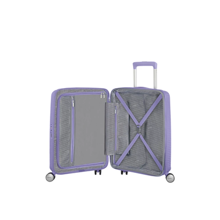 American Tourister Soundbox 55 Bőrönd Lavender