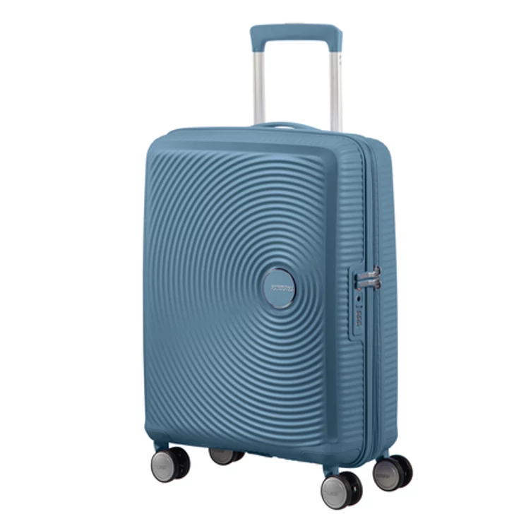 American Tourister Soundbox 55 Bőrönd StoneBlue