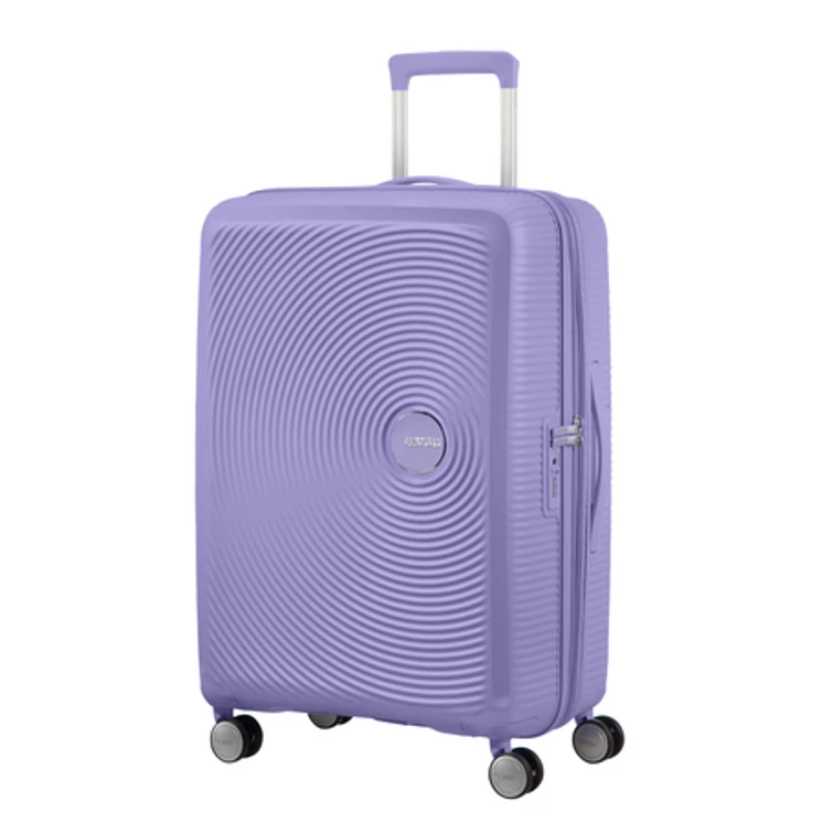 American Tourister Soundbox bővíthető Spinner bőrönd 67 Lavender
