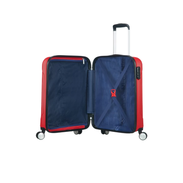 American Tourister Tracklite Spinner Kabinbőrönd 55cm FlameRed 3 év garancia