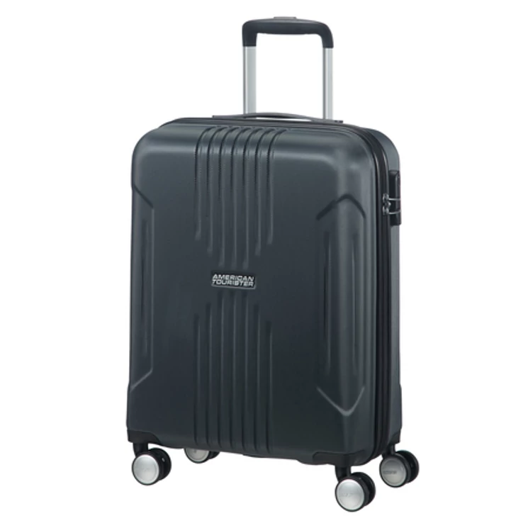 American Tourister Tracklite Spinner Kabinbőrönd 55cm DarkSlate 3 év garancia