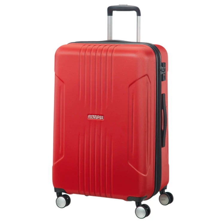 American Tourister Tracklite Spinner Bővíthető Bőrönd 67cm FlameRed 3 év garancia