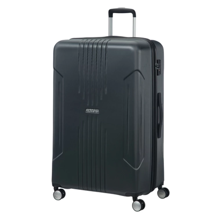 American Tourister Tracklite Spinner Bővíthető Bőrönd 78cm DarkSlate 3 év garancia