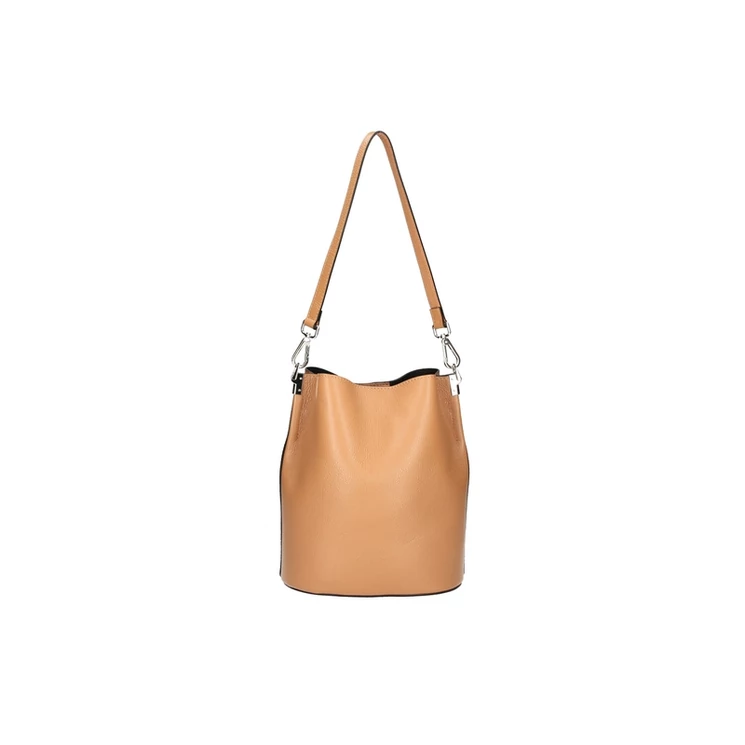 Valódi bőr női válltáska szürke színben S7220 Gray