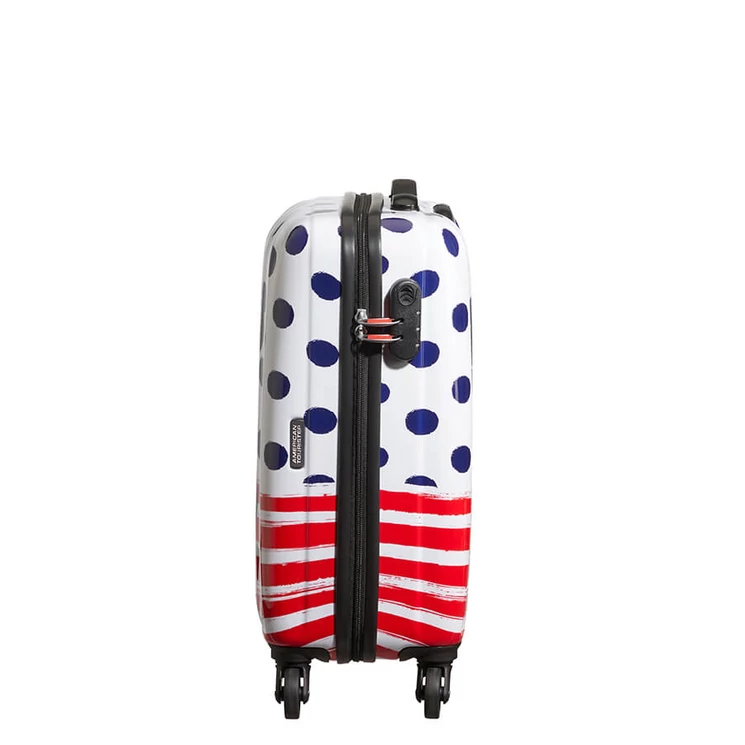 American Tourister Disney Legends Mickey Blue Dots Spinner bőrönd 55 cm-es 