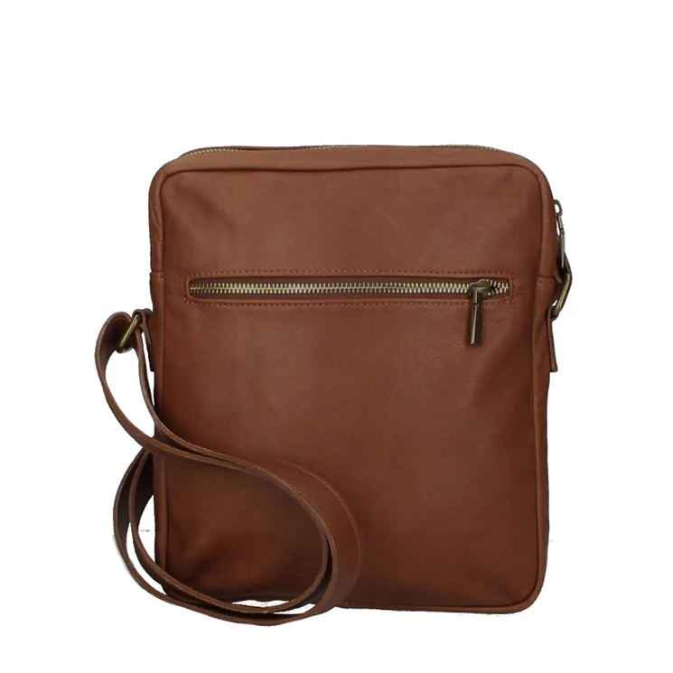 Valódi bőr férfi válltáska kék színben TR195 Blue