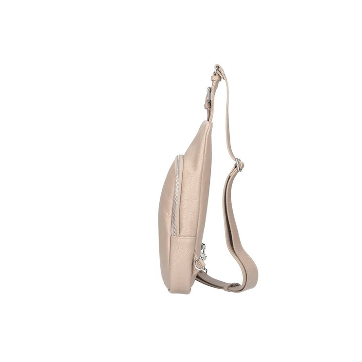 Valódi bőr női testtáska sötétkék színben TR229 BlueNavy