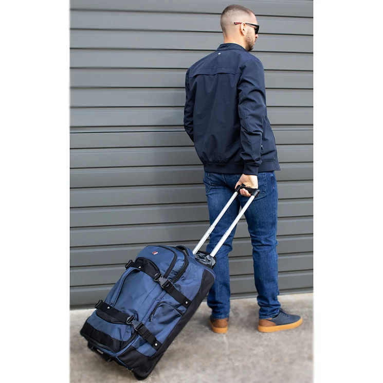 Swisswin gurulós utazótáska kék színben nagy méret HL6688 