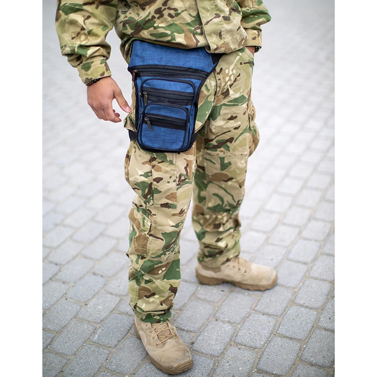 Sötétkék színű combtáska 0503-blue