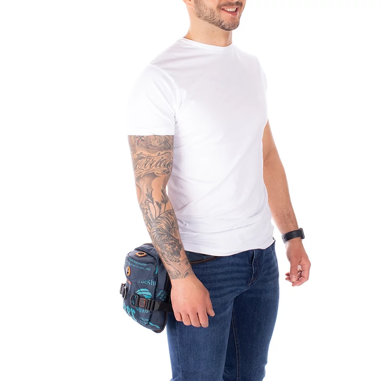 Kis méretű combtáska kék színben 5126 Blue