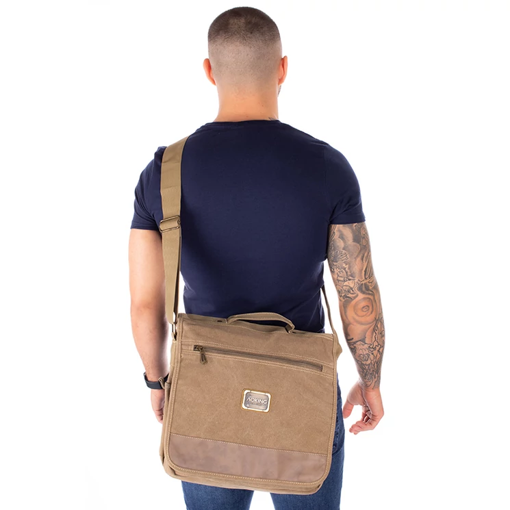 Aoking férfi Válltáska T9639 Camel