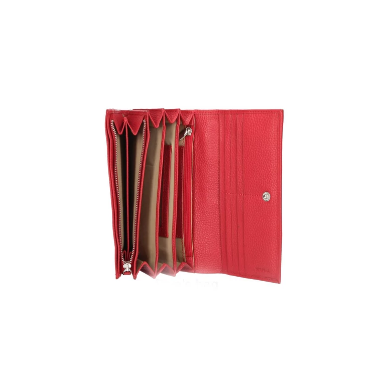 Valódi bőr brifkó pincér pénztárca Kék