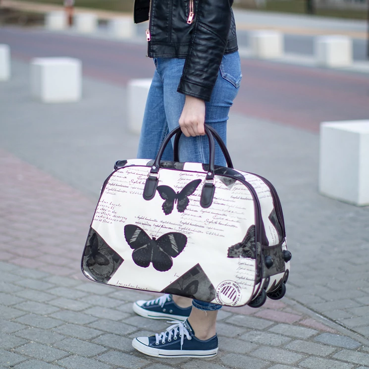 Euroline pillangós gurulós utazó táska