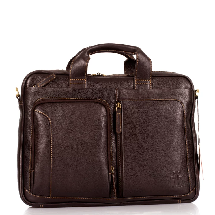 RO-5832 Rosme bőr aktatáska Sötétbarna