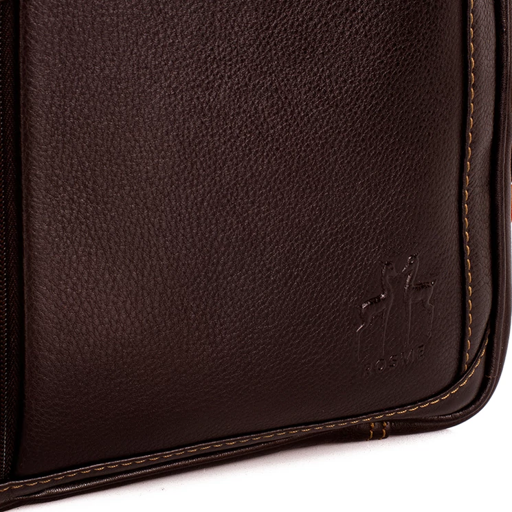 RO-5832 Rosme bőr aktatáska Sötétbarna