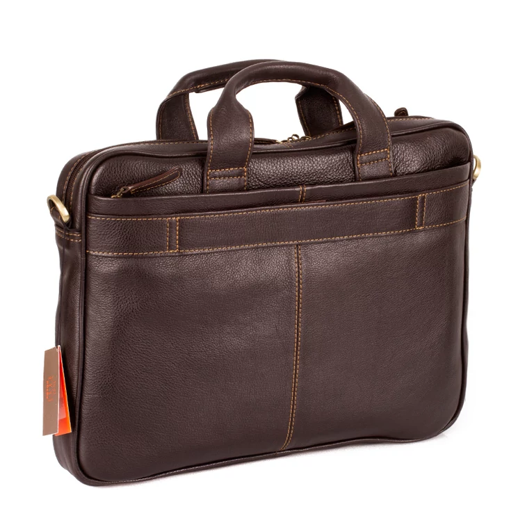 RO-5832 Rosme bőr aktatáska Sötétbarna