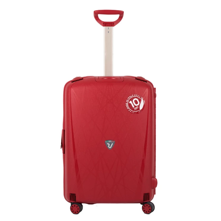 Roncato R0712 Light Spinner bőrönd 68 cm-es piros  ajándék bőröndhuzattal