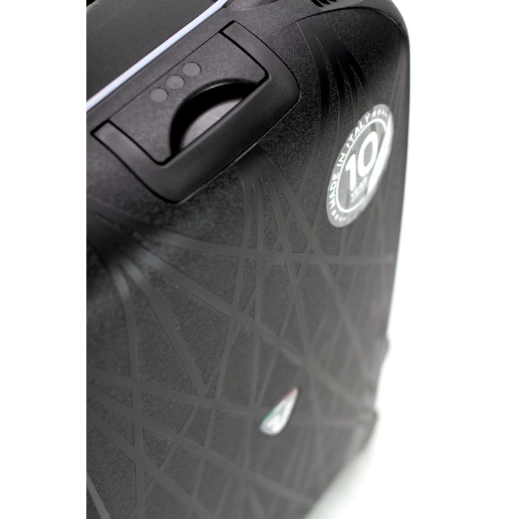 Roncato R0712 Light Spinner bőrönd 68 cm-es fekete ajándék bőröndhuzattal