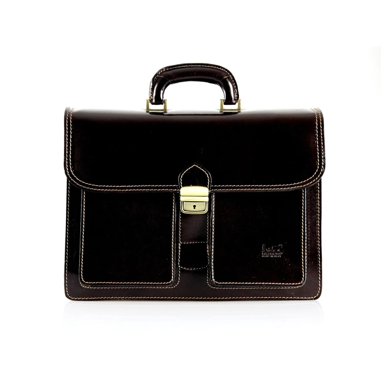 Valódi bőr aktatáska 2 részes 