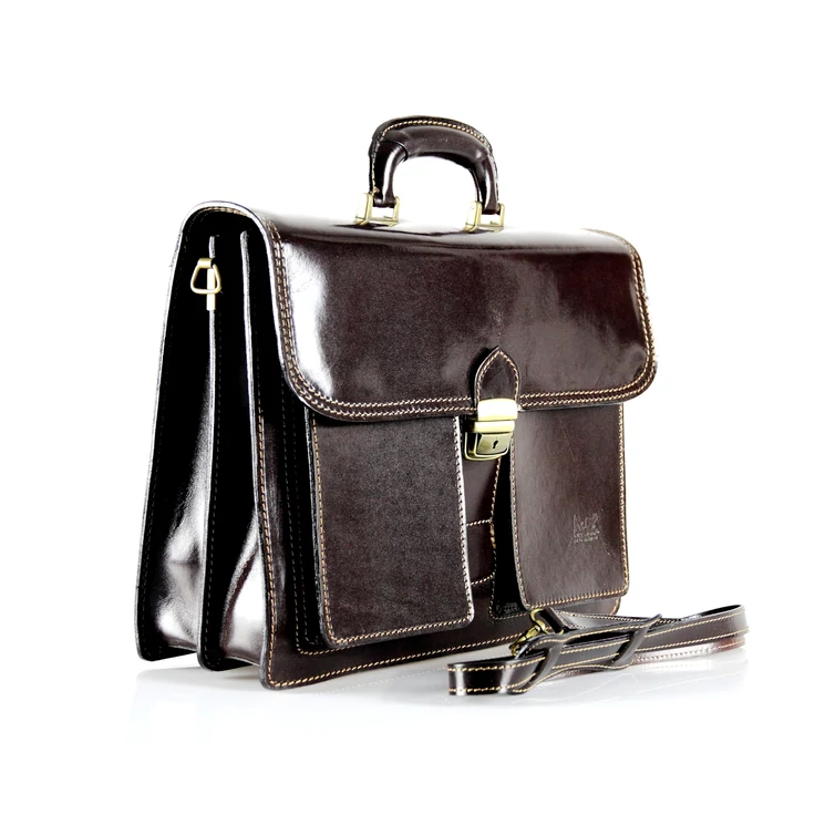 Valódi bőr aktatáska 2 részes 