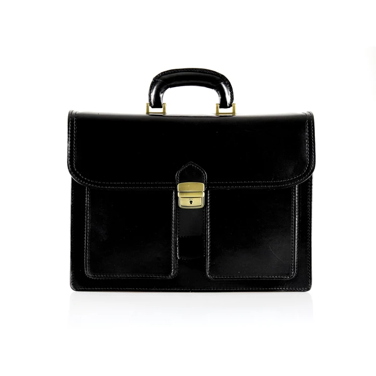 Valódi bőr aktatáska 2 részes 