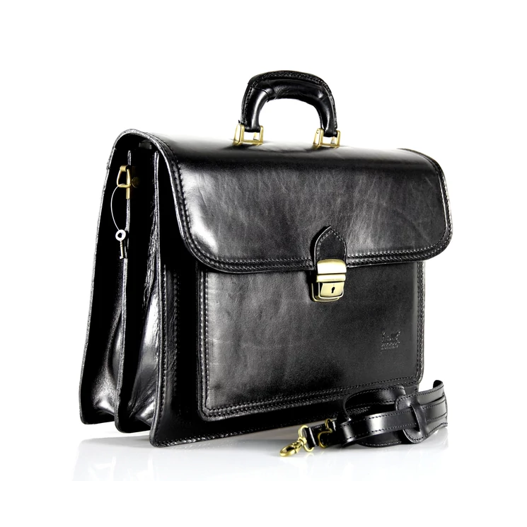  Valódi bőr aktatáska 2 részes