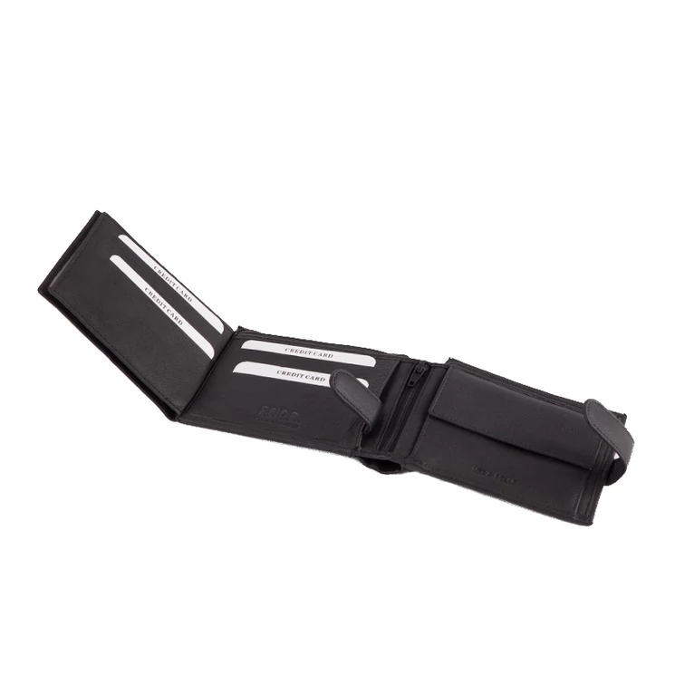 GIULIO valódi bőr férfi pénztárca díszdobozban RFID rendszerrel ( 8 kártyatartó )