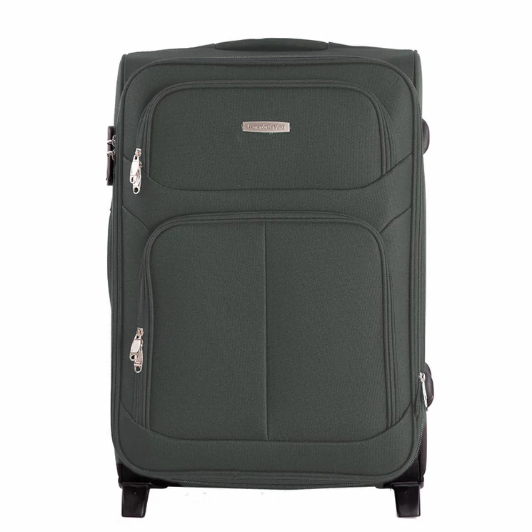 Leonardo Bőrönd közép méret szürke