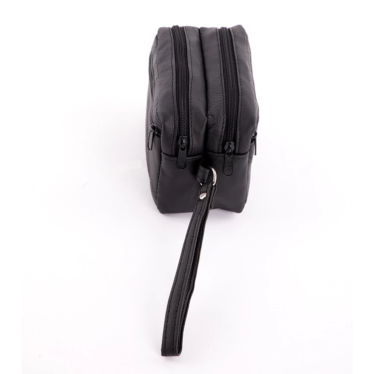 Valódi bőr fekete autóstáska LA-67