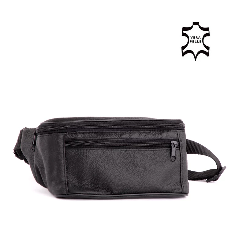 Valódi bőr brifkó övtáska L